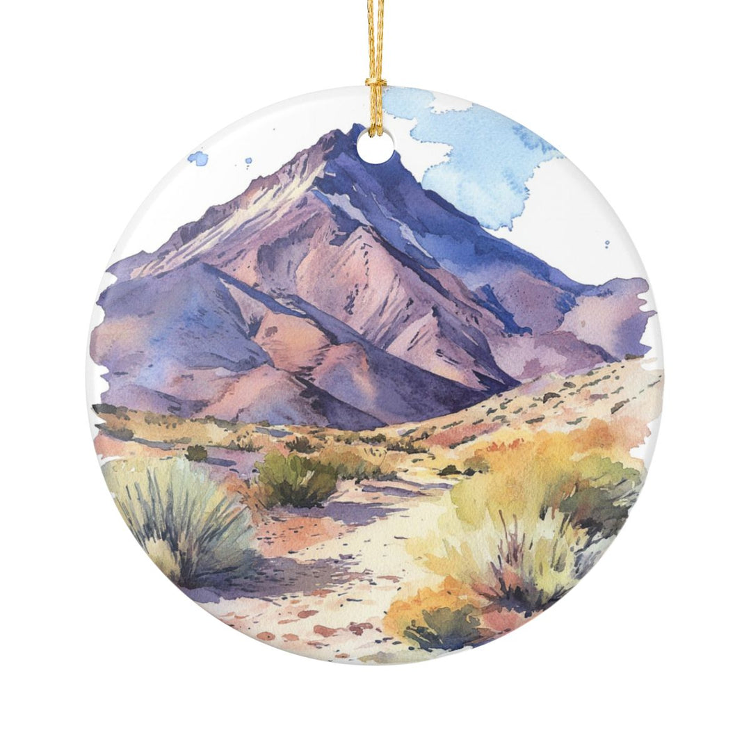 Ruby Mountains Nevada USA Ornament: Unique Ruby Mountains Souvenir, Ruby Mountains Nevada Xmas Decor, and Authentic Ruby Mountains Gift