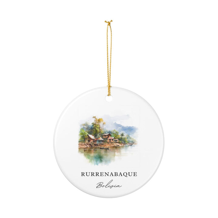 Rurrenabaque Bolivia Ornament: Unique Rurrenabaque Souvenir, Rurrenabaque Bolivia Xmas Decor, and Authentic Rurrenabaque Gift