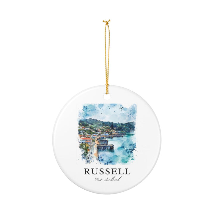 Russell New Zealand Ornament: Unique Russell Souvenir, Russell New Zealand Xmas Decor, and Authentic Russell Gift