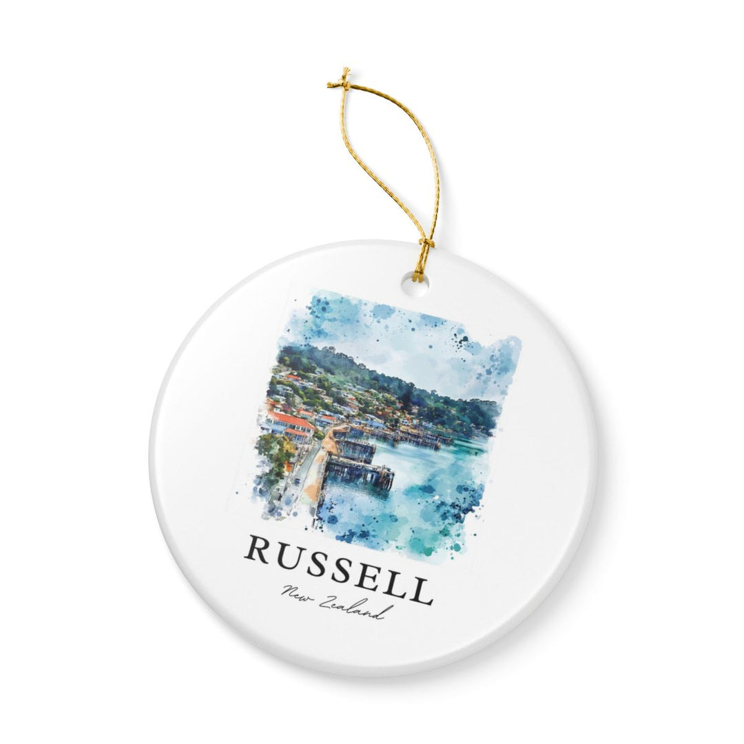 Russell New Zealand Ornament: Unique Russell Souvenir, Russell New Zealand Xmas Decor, and Authentic Russell Gift