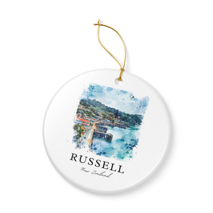 Russell New Zealand Ornament: Unique Russell Souvenir, Russell New Zealand Xmas Decor, and Authentic Russell Gift