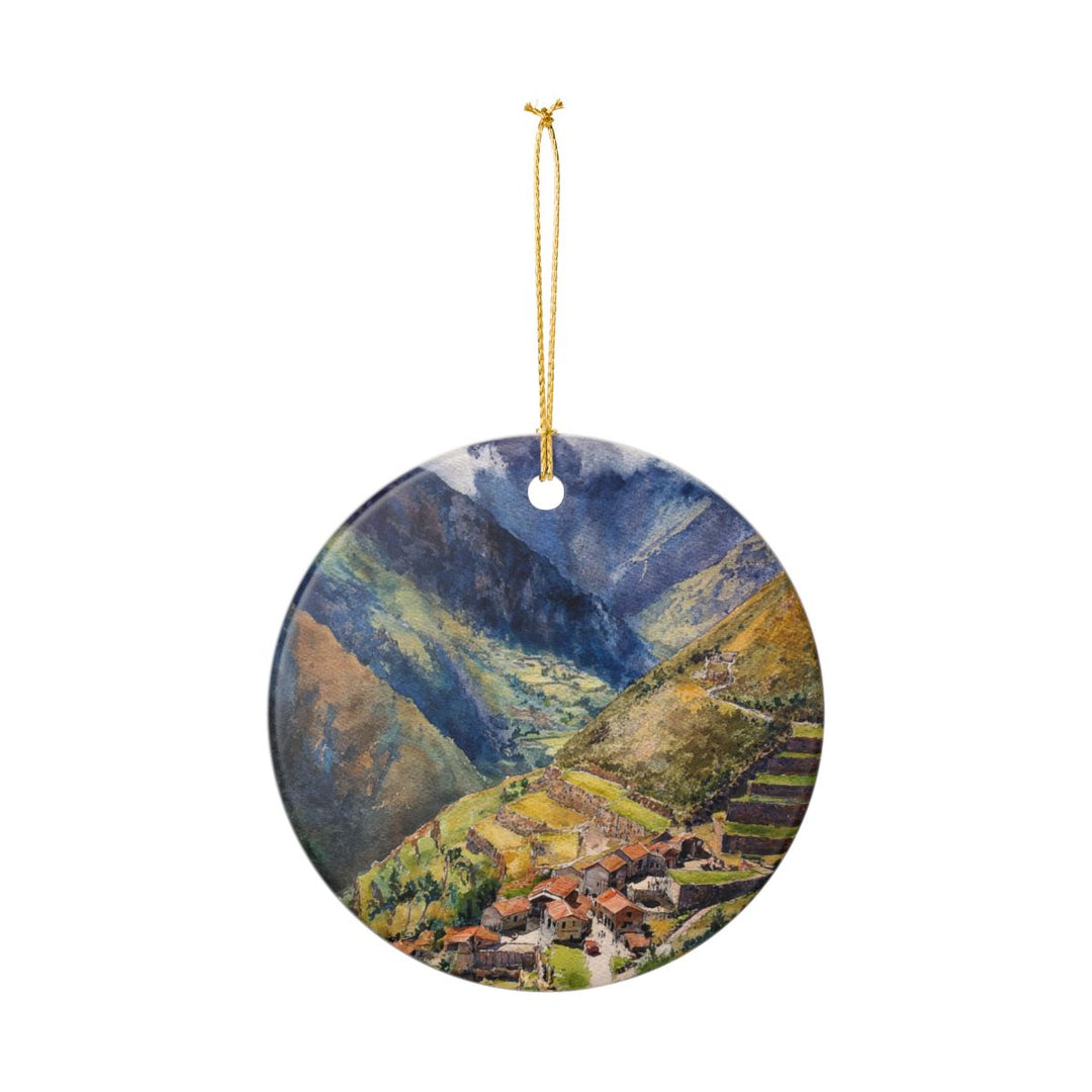 Sacred Valley Ornament: Unique Sacred Valley Souvenir, Sacred Valley Xmas Decor, and Authentic Sacred Valley Gift