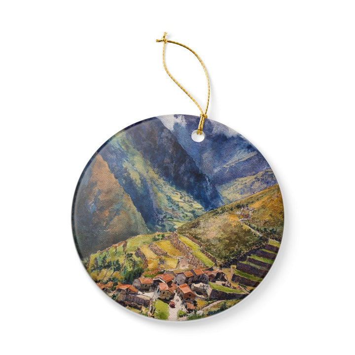 Sacred Valley Ornament: Unique Sacred Valley Souvenir, Sacred Valley Xmas Decor, and Authentic Sacred Valley Gift