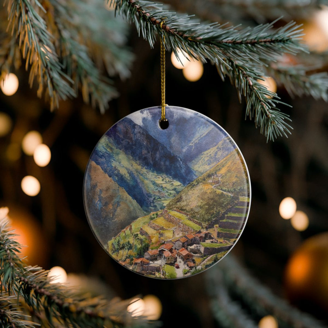Sacred Valley Ornament: Unique Sacred Valley Souvenir, Sacred Valley Xmas Decor, and Authentic Sacred Valley Gift