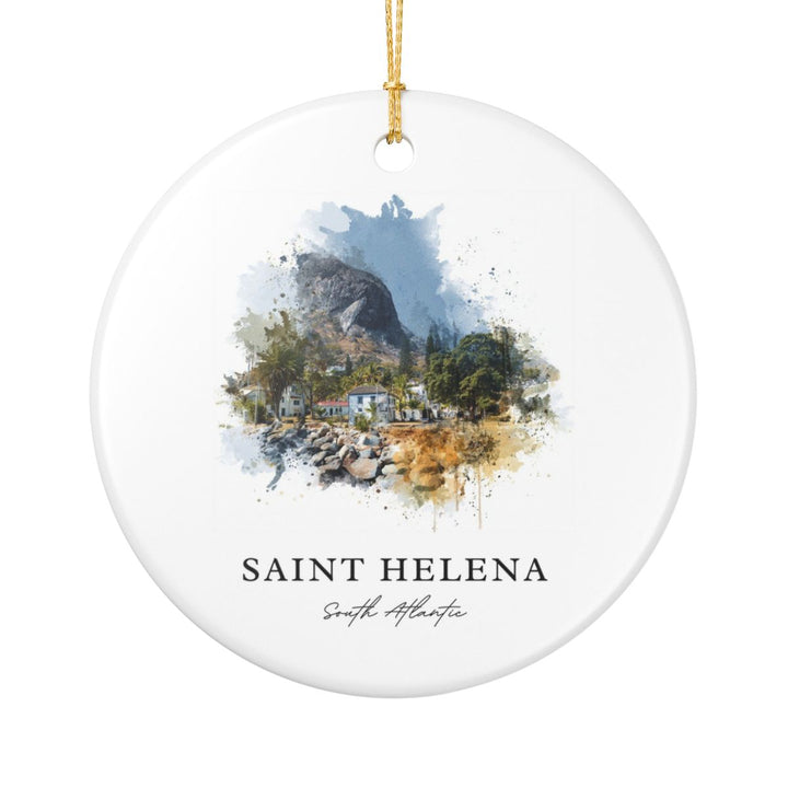 Saint Helena South Atlantic Ornament | Christmas Travel Souvenir Gift
