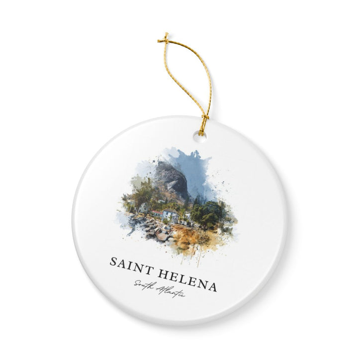 Saint Helena South Atlantic Ornament | Christmas Travel Souvenir Gift