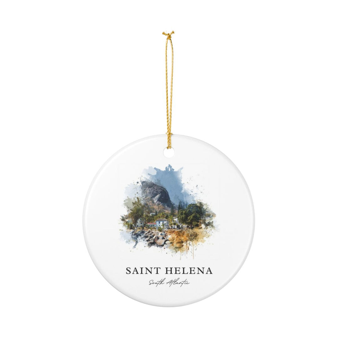 Saint Helena South Atlantic Ornament | Christmas Travel Souvenir Gift