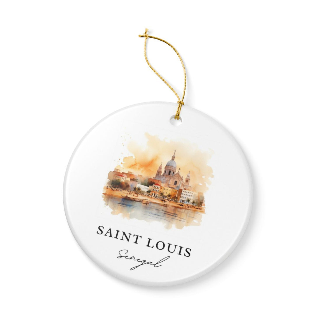 Saint Louis Senegal Ornament: Unique Saint Louis Souvenir, Saint Louis Senegal Xmas Decor, and Authentic Saint Louis Gift