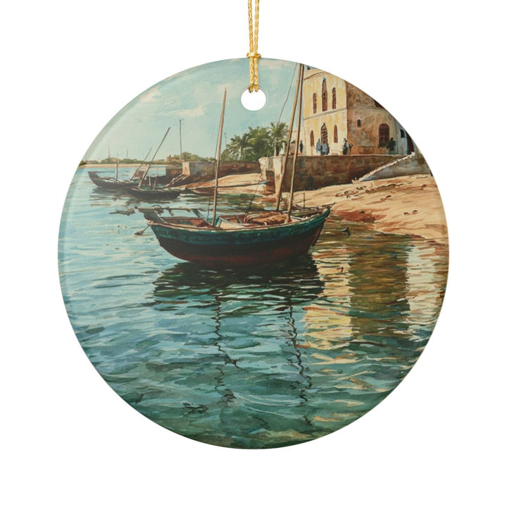 Saint Louis Senegal Ornament: Unique Saint Louis Souvenir, Saint Louis Senegal Xmas Decor, and Authentic Saint Louis Gift
