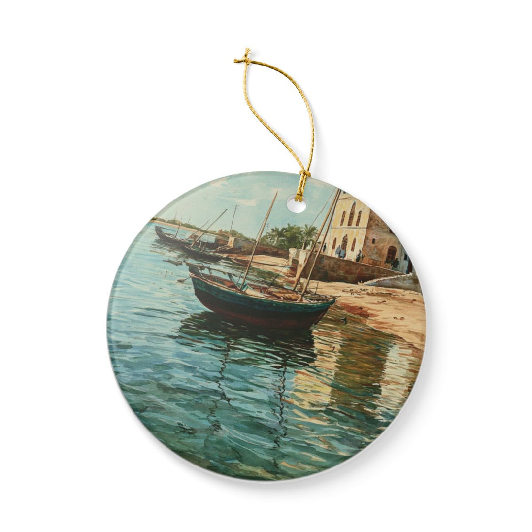 Saint Louis Senegal Ornament: Unique Saint Louis Souvenir, Saint Louis Senegal Xmas Decor, and Authentic Saint Louis Gift