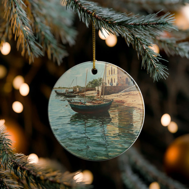 Saint Louis Senegal Ornament: Unique Saint Louis Souvenir, Saint Louis Senegal Xmas Decor, and Authentic Saint Louis Gift