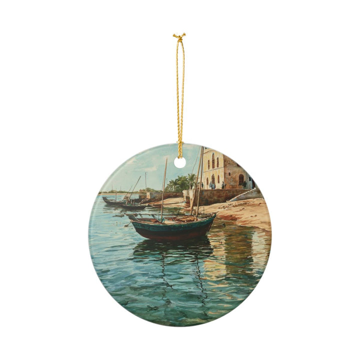 Saint Louis Senegal Ornament: Unique Saint Louis Souvenir, Saint Louis Senegal Xmas Decor, and Authentic Saint Louis Gift
