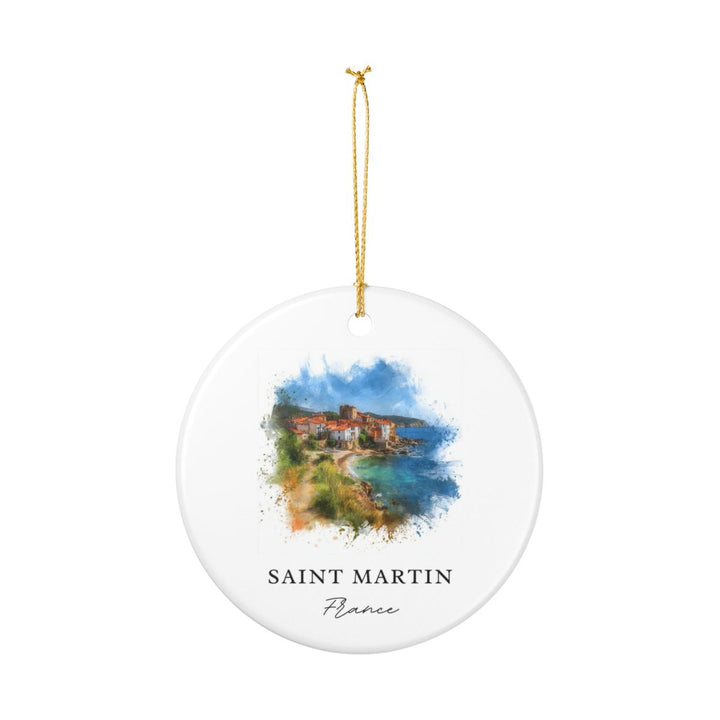 Saint Martin Ornament: Unique Saint Martin Souvenir, Saint Martin Xmas Decor, and Authentic Saint Martin Gift