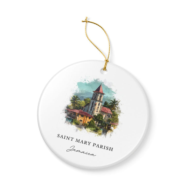 Saint Mary Parish Ornament: Unique Saint Mary Parish Souvenir, Saint Mary Parish Xmas Decor, and Authentic Saint Mary Parish Gift