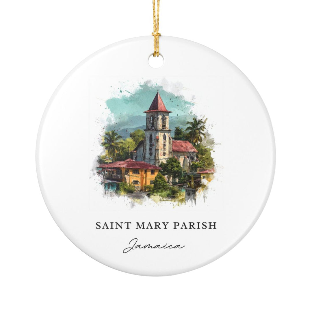Saint Mary Parish Ornament: Unique Saint Mary Parish Souvenir, Saint Mary Parish Xmas Decor, and Authentic Saint Mary Parish Gift