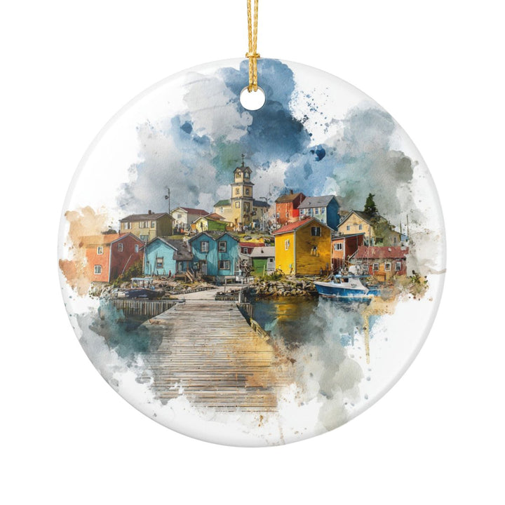 Saint Pierre and Miquelon Ornament | Christmas Travel Souvenir Gift