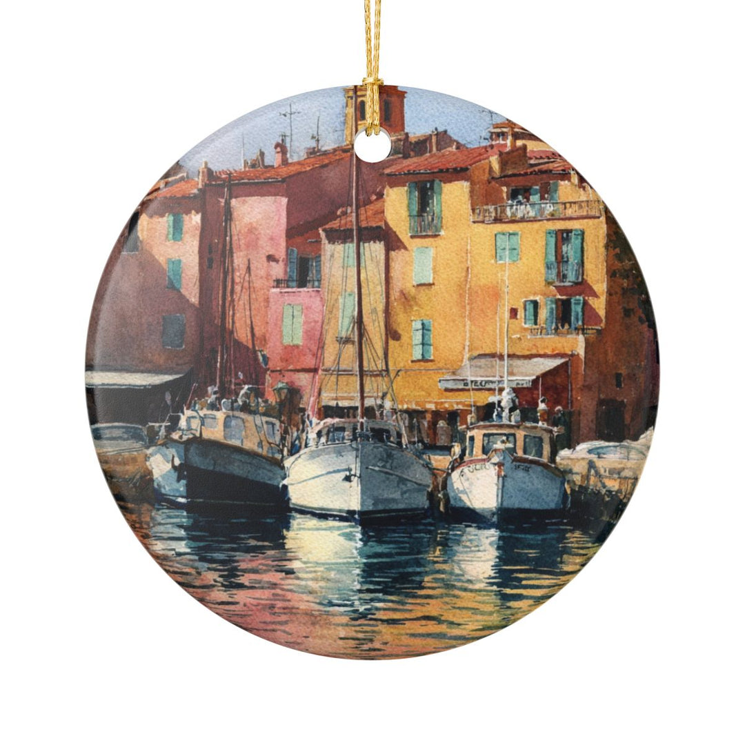 Saint-tropez Ornament: Unique Saint-tropez Souvenir, Saint-tropez Xmas Decor, and Authentic Saint-tropez Gift