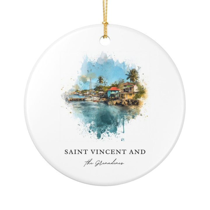 Saint Vincent and the Grenadines Ornament: Unique Saint Vincent and the Grenadines Souvenir, Saint Vincent and the Grenadines Xmas Decor