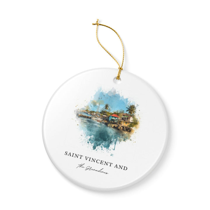 Saint Vincent and the Grenadines Ornament: Unique Saint Vincent and the Grenadines Souvenir, Saint Vincent and the Grenadines Xmas Decor