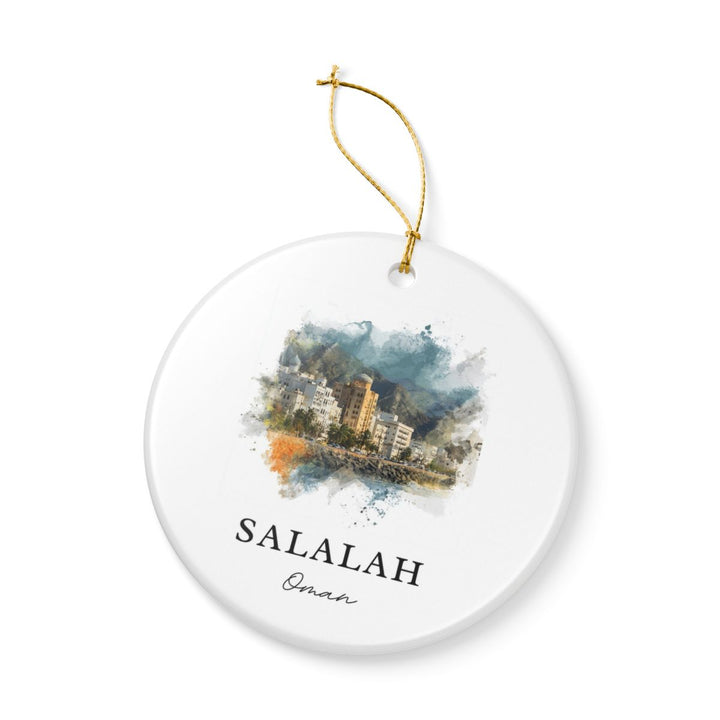 Salalah Oman Ornament: Unique Salalah Oman Souvenir, Salalah Oman Xmas Decor, and Authentic Salalah Oman Gift