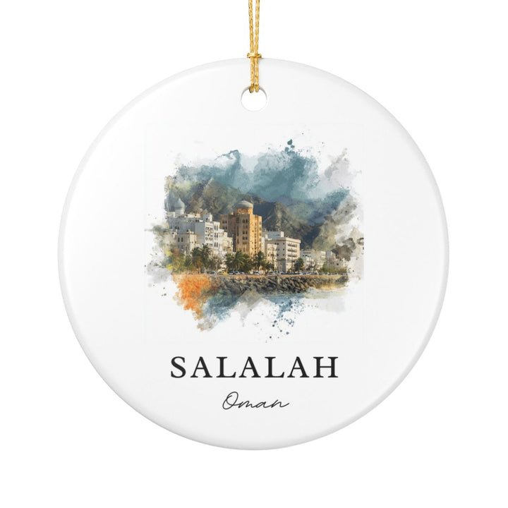 Salalah Oman Ornament: Unique Salalah Oman Souvenir, Salalah Oman Xmas Decor, and Authentic Salalah Oman Gift