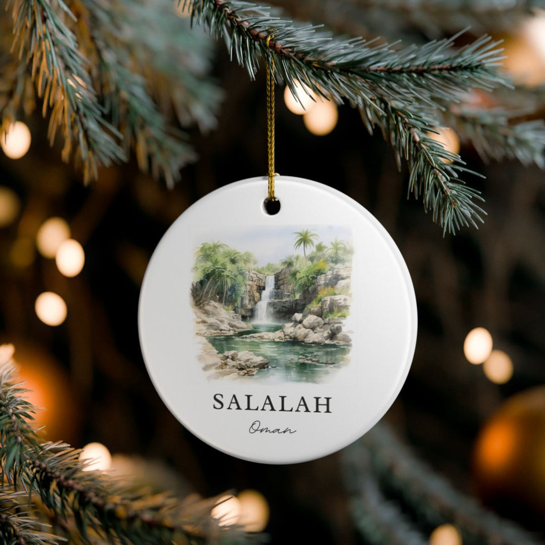 Salalah Oman Ornament: Unique Salalah Oman Souvenir, Salalah Oman Xmas Decor, and Authentic Salalah Oman Gift