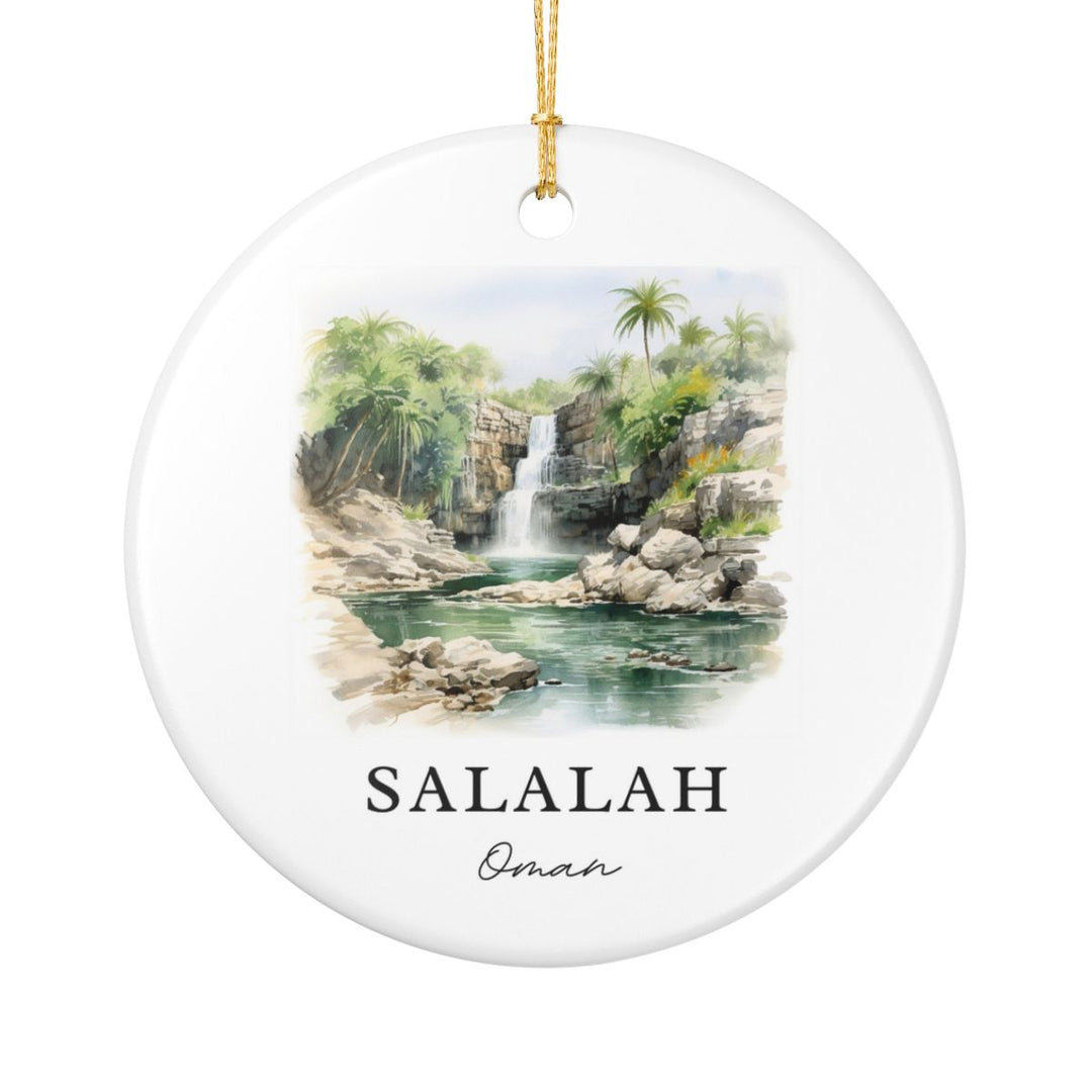 Salalah Oman Ornament: Unique Salalah Oman Souvenir, Salalah Oman Xmas Decor, and Authentic Salalah Oman Gift