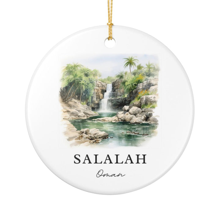 Salalah Oman Ornament: Unique Salalah Oman Souvenir, Salalah Oman Xmas Decor, and Authentic Salalah Oman Gift