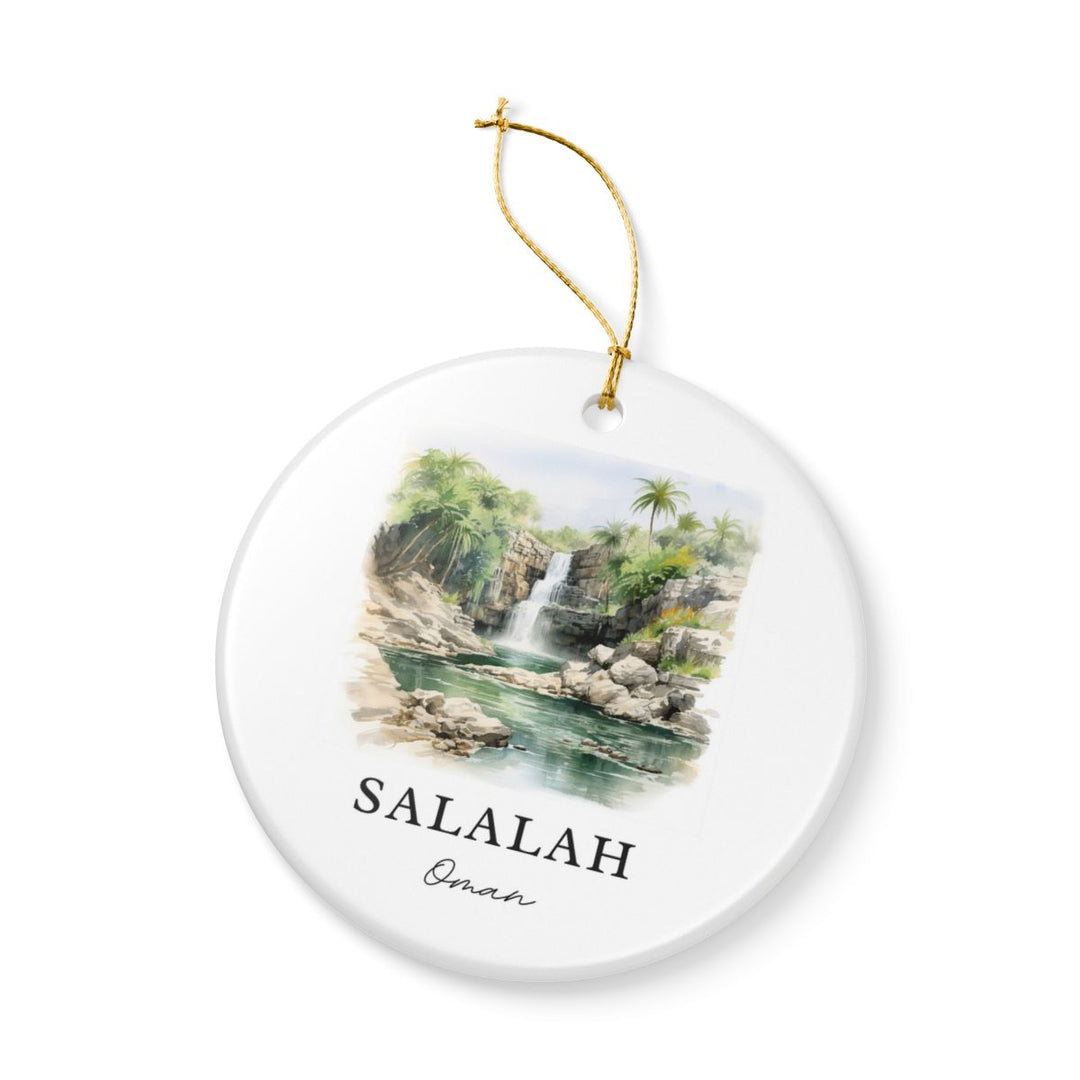 Salalah Oman Ornament: Unique Salalah Oman Souvenir, Salalah Oman Xmas Decor, and Authentic Salalah Oman Gift