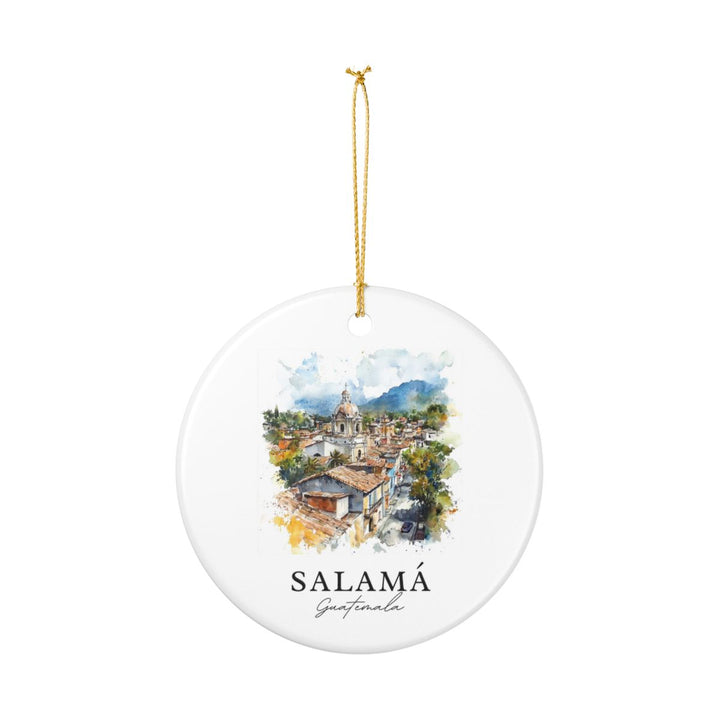 Salamá Guatemala Ornament: Unique Salamá Guatemala Souvenir, Salamá Guatemala Xmas Decor, and Authentic Salamá Guatemala Gift