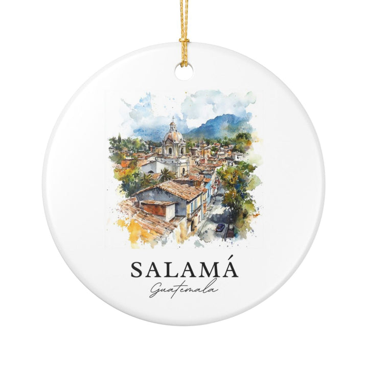 Salamá Guatemala Ornament: Unique Salamá Guatemala Souvenir, Salamá Guatemala Xmas Decor, and Authentic Salamá Guatemala Gift
