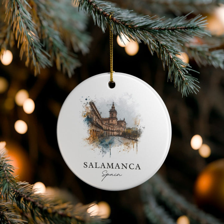 Salamanca Spain Ornament: Unique Salamanca Spain Souvenir, Salamanca Spain Xmas Decor, and Authentic Salamanca Spain Gift