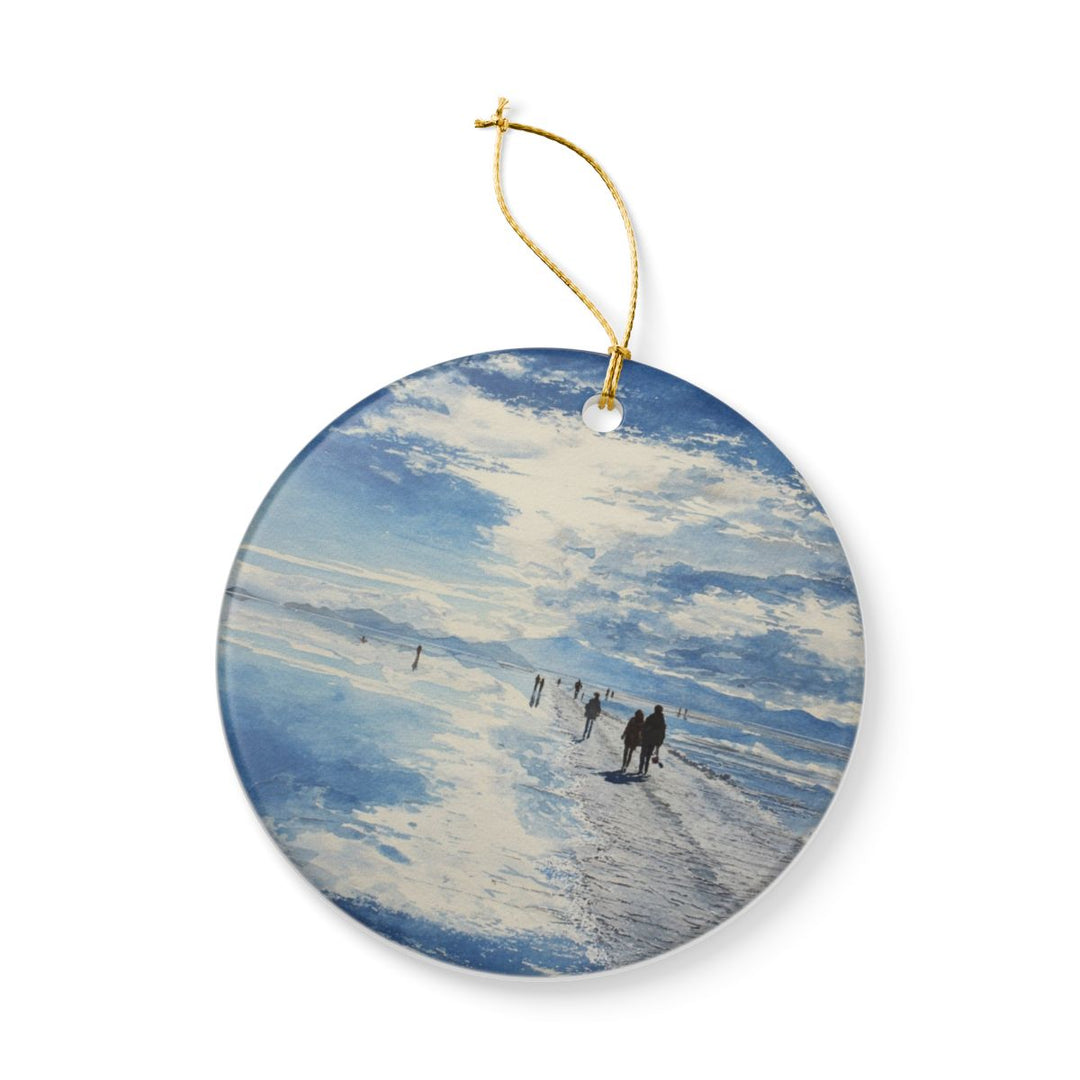 Salar de Uyuni Bolivia Ornament: Unique Salar de Uyuni Souvenir, Salar de Uyuni Bolivia Xmas Decor, and Authentic Salar de Uyuni Gift