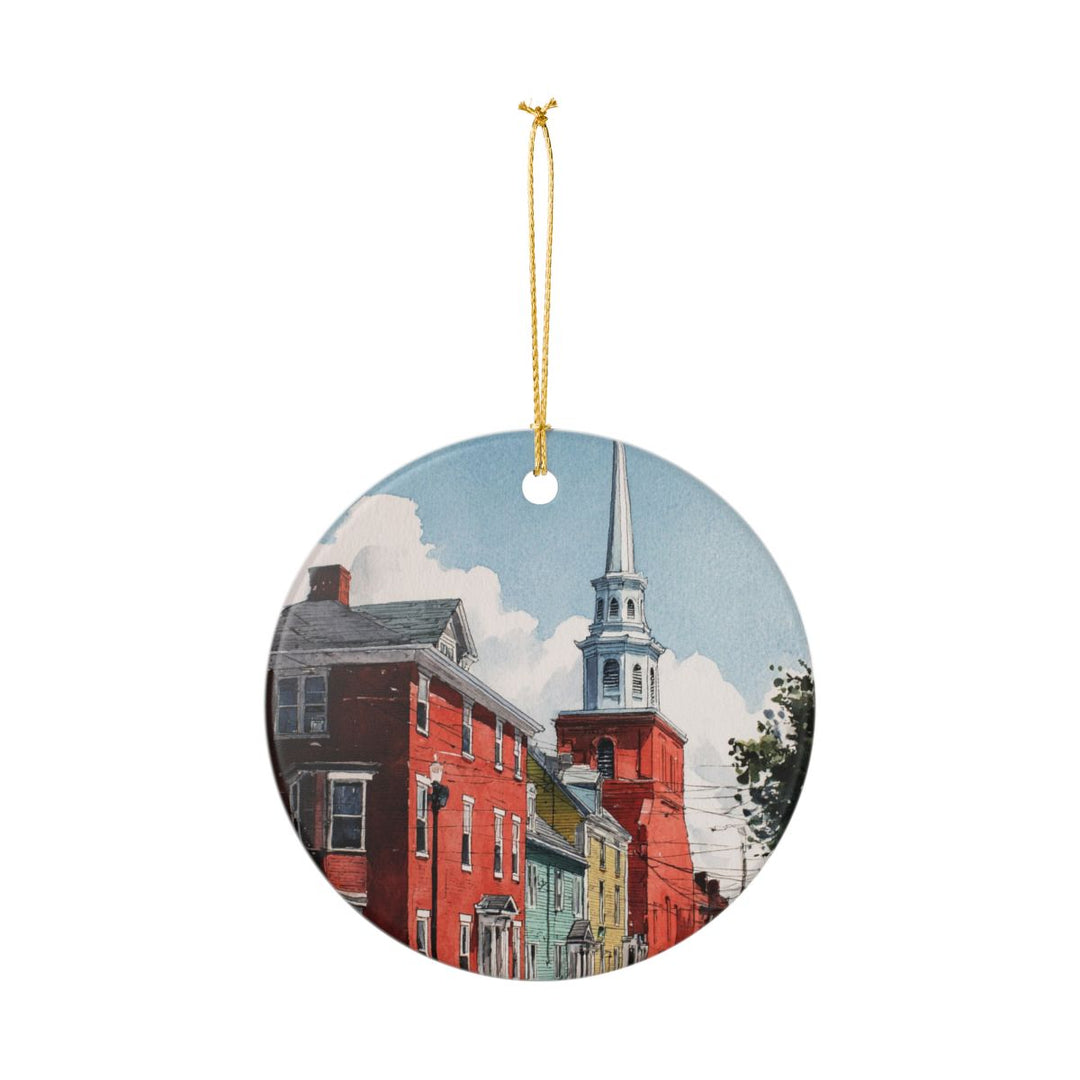 Salem Massachusetts Ornament: Unique Salem Souvenir, Salem Massachusetts Xmas Decor, and Authentic Salem Gift