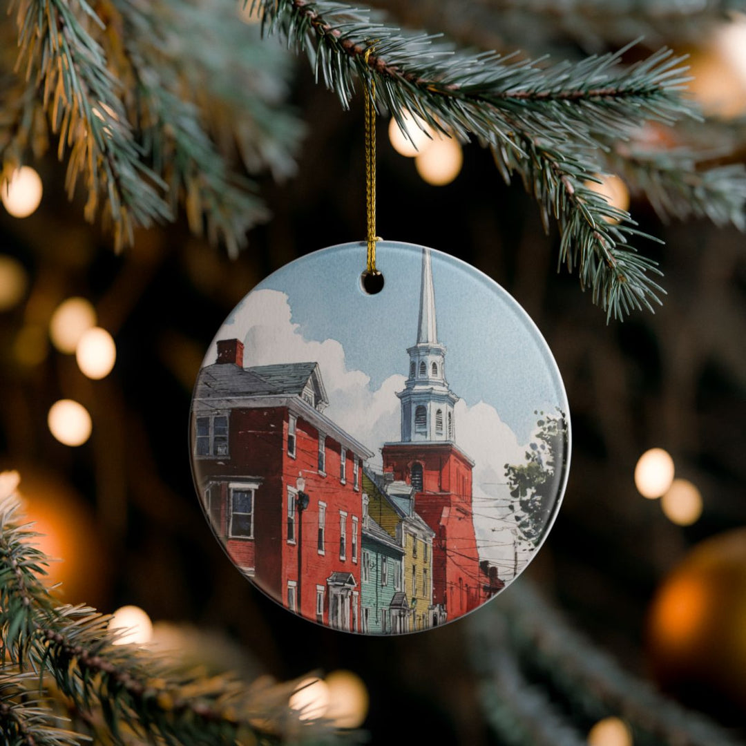 Salem Massachusetts Ornament: Unique Salem Souvenir, Salem Massachusetts Xmas Decor, and Authentic Salem Gift