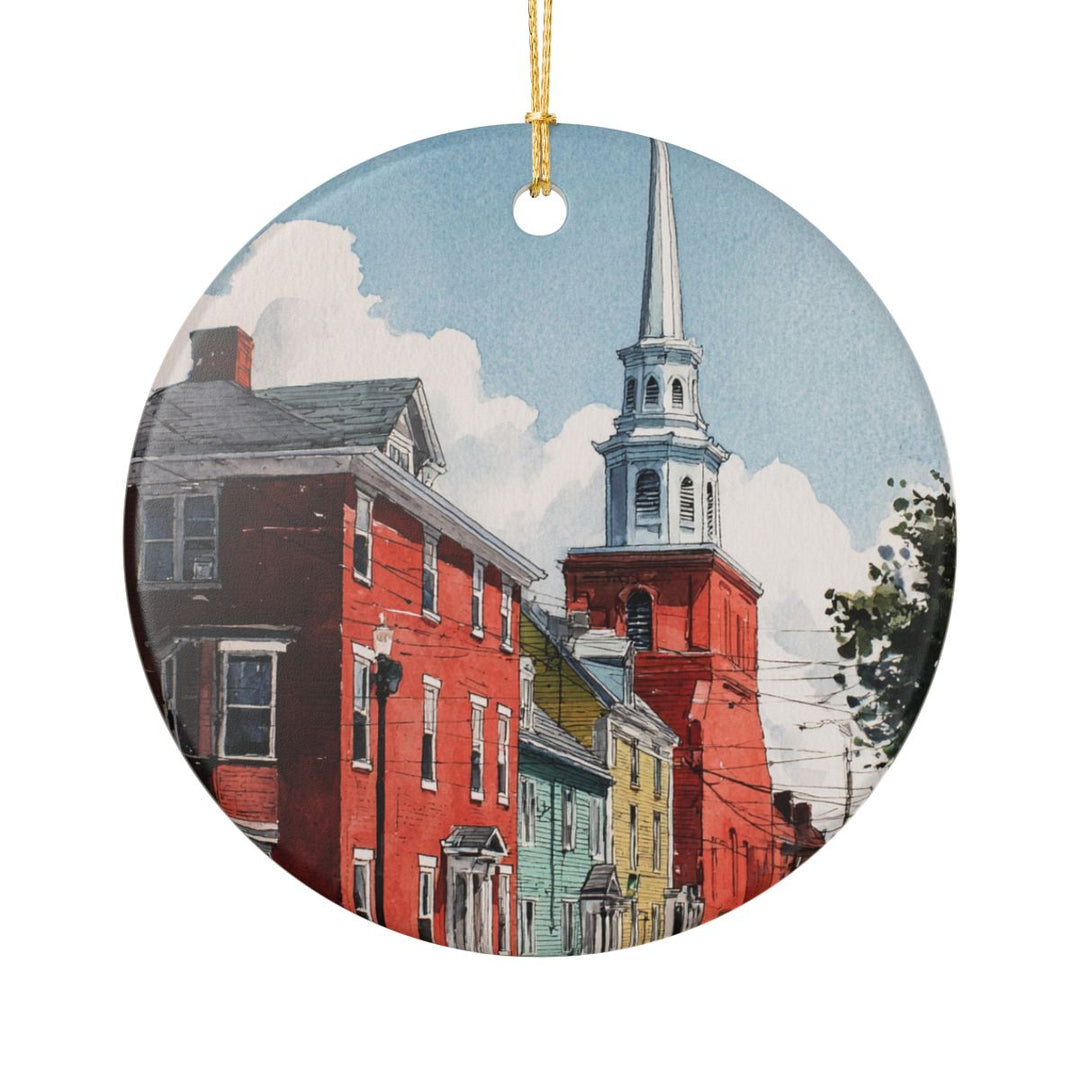Salem Massachusetts Ornament: Unique Salem Souvenir, Salem Massachusetts Xmas Decor, and Authentic Salem Gift