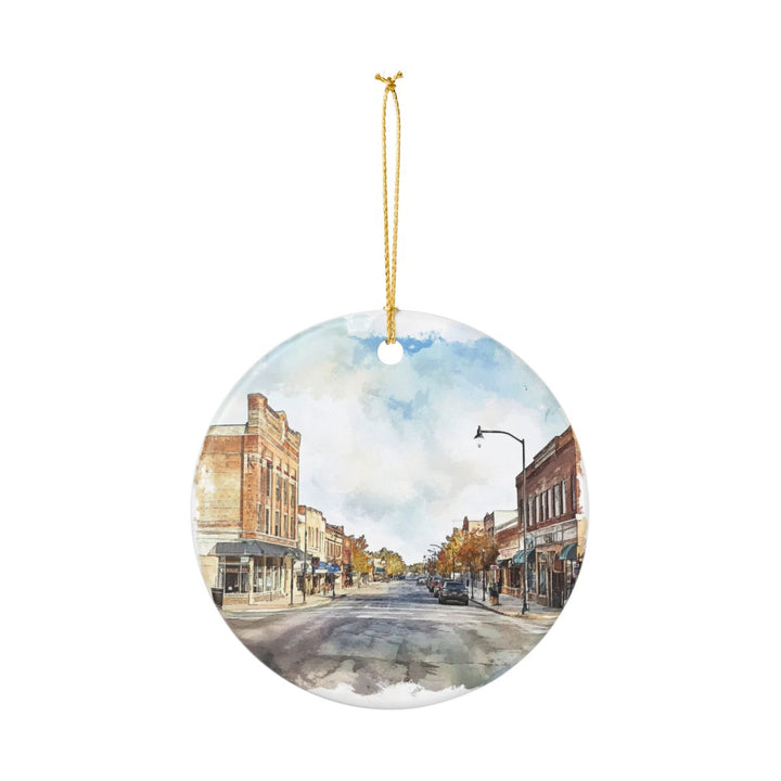 Salina Kansas USA Ornament: Unique Salina Souvenir, Salina Kansas Xmas Decor, and Authentic Salina Gift