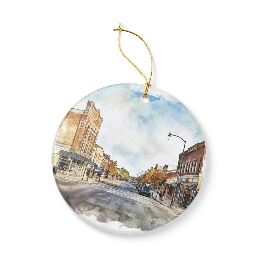 Salina Kansas USA Ornament: Unique Salina Souvenir, Salina Kansas Xmas Decor, and Authentic Salina Gift