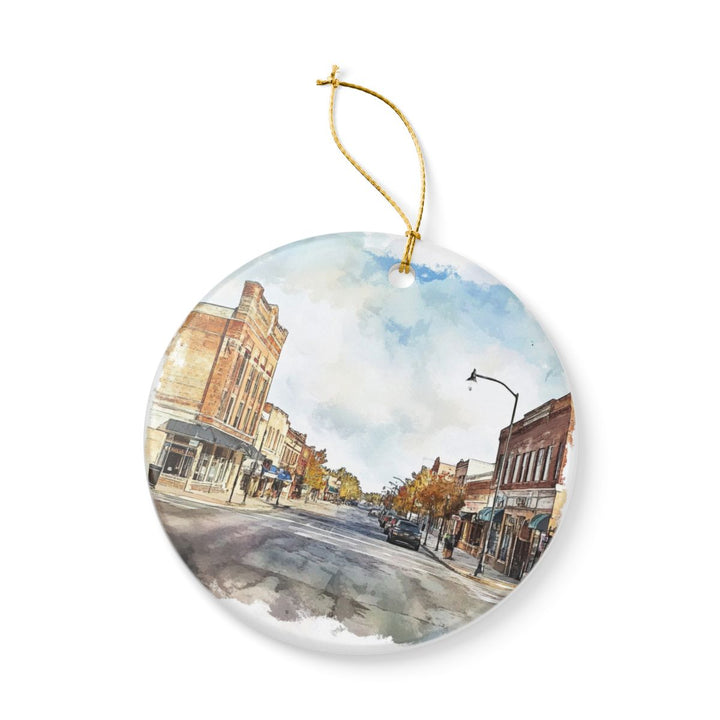 Salina Kansas USA Ornament: Unique Salina Souvenir, Salina Kansas Xmas Decor, and Authentic Salina Gift