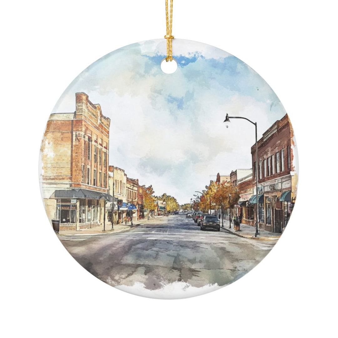 Salina Kansas USA Ornament: Unique Salina Souvenir, Salina Kansas Xmas Decor, and Authentic Salina Gift