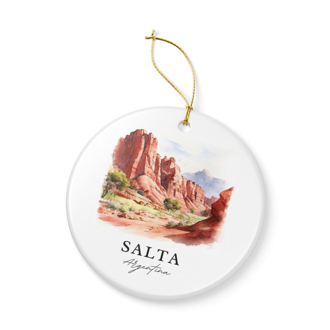 Salta Argentina Ornament: Unique Salta Argentina Souvenir, Salta Argentina Xmas Decor, and Authentic Salta Argentina Gift