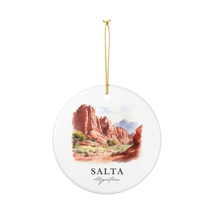 Salta Argentina Ornament: Unique Salta Argentina Souvenir, Salta Argentina Xmas Decor, and Authentic Salta Argentina Gift