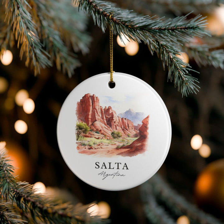 Salta Argentina Ornament: Unique Salta Argentina Souvenir, Salta Argentina Xmas Decor, and Authentic Salta Argentina Gift
