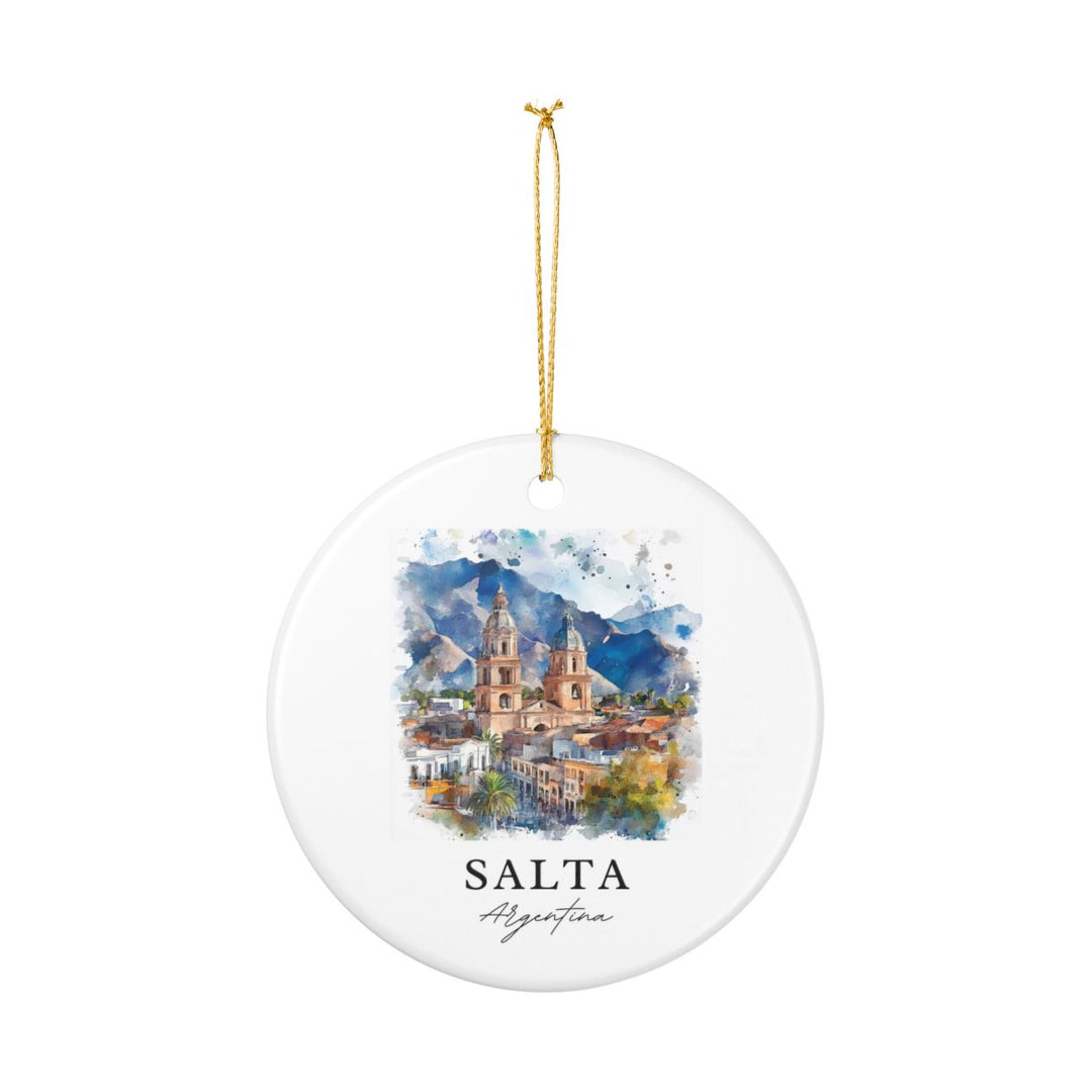 Salta Argentina Ornament: Unique Salta Argentina Souvenir, Salta Argentina Xmas Decor, and Authentic Salta Argentina Gift