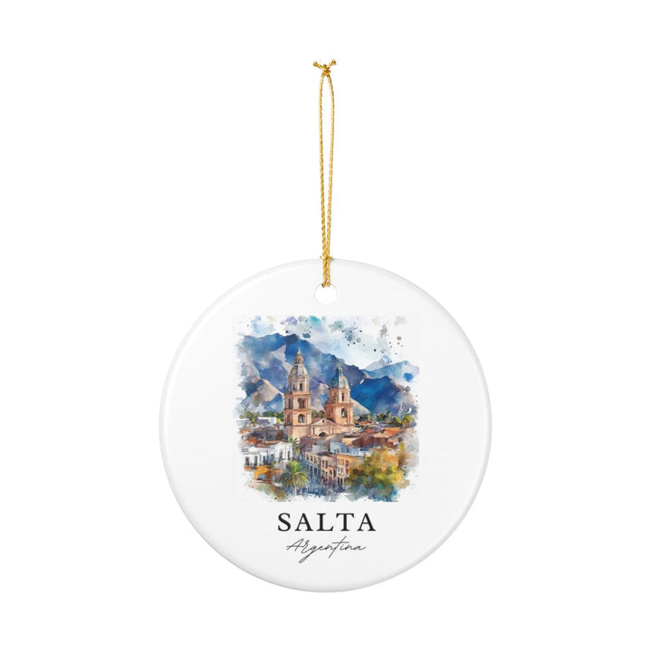 Salta Argentina Ornament: Unique Salta Argentina Souvenir, Salta Argentina Xmas Decor, and Authentic Salta Argentina Gift