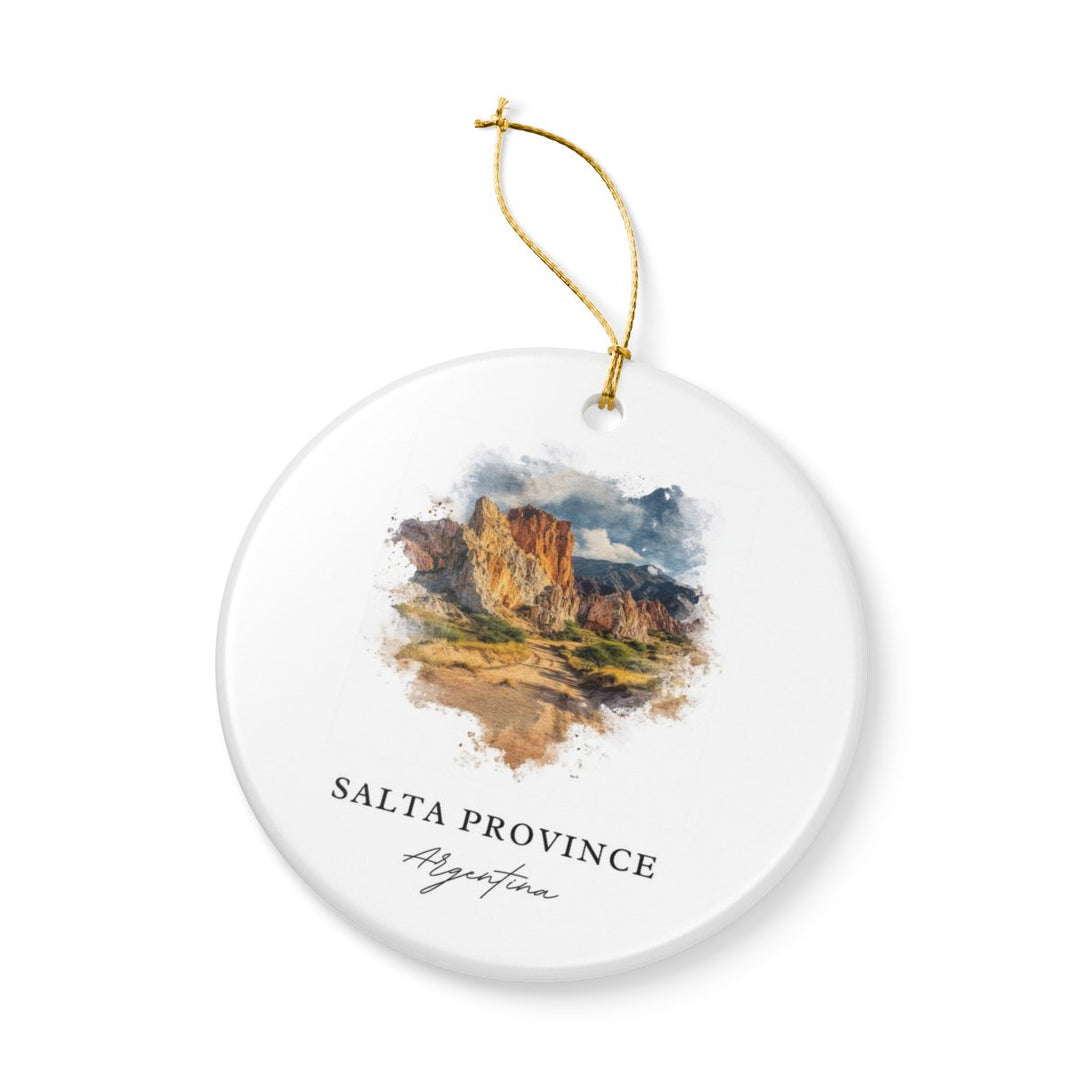 Salta Province Argentina Ornament: Unique Salta Province Souvenir, Salta Province Argentina Xmas Decor, and Authentic Salta Province Gift