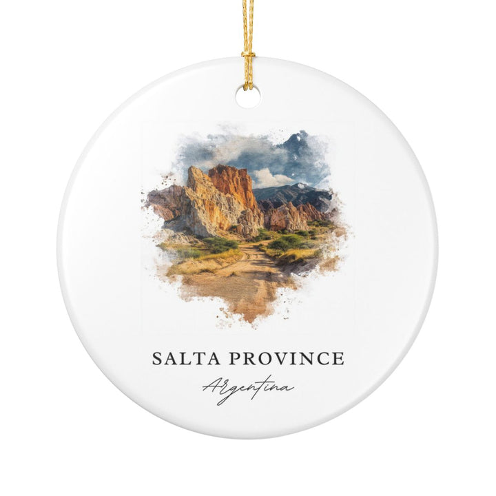 Salta Province Argentina Ornament: Unique Salta Province Souvenir, Salta Province Argentina Xmas Decor, and Authentic Salta Province Gift