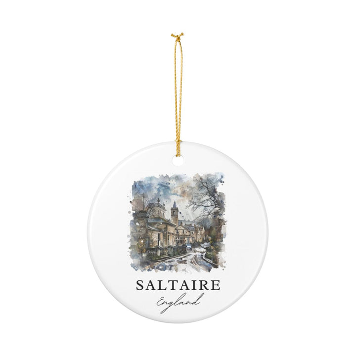 Saltaire England Ornament: Unique Saltaire Souvenir, Saltaire England Xmas Decor, and Authentic Saltaire Gift
