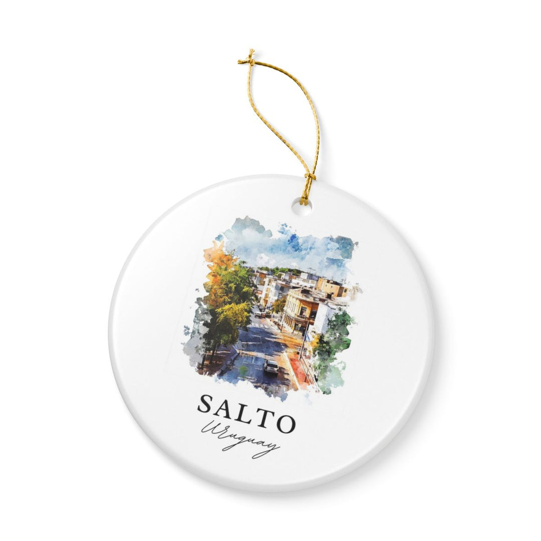 Salto Uruguay Ornament: Unique Salto Uruguay Souvenir, Salto Uruguay Xmas Decor, and Authentic Salto Uruguay Gift
