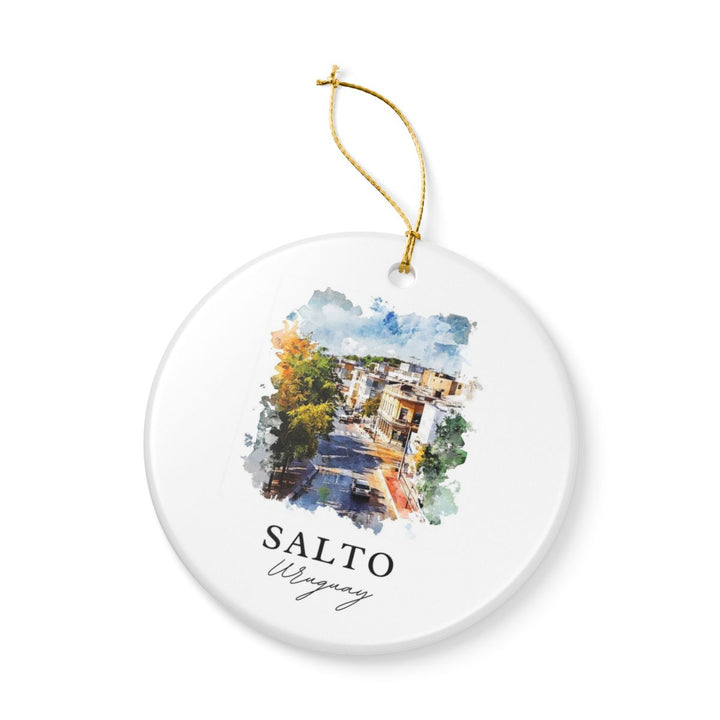 Salto Uruguay Ornament: Unique Salto Uruguay Souvenir, Salto Uruguay Xmas Decor, and Authentic Salto Uruguay Gift